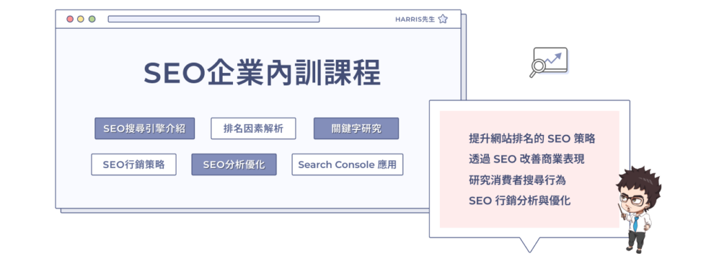 SEO企業內訓課程介紹