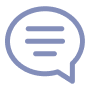 clarity chat bubble line
