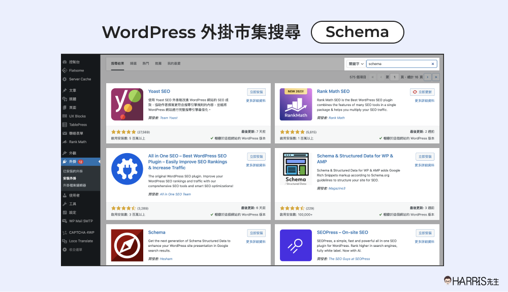 Wordpress Schema外掛